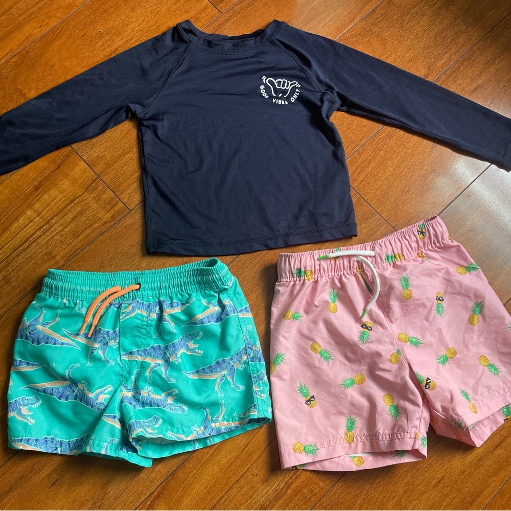 Swim Set - Rashguard & Swim Shorts 2T